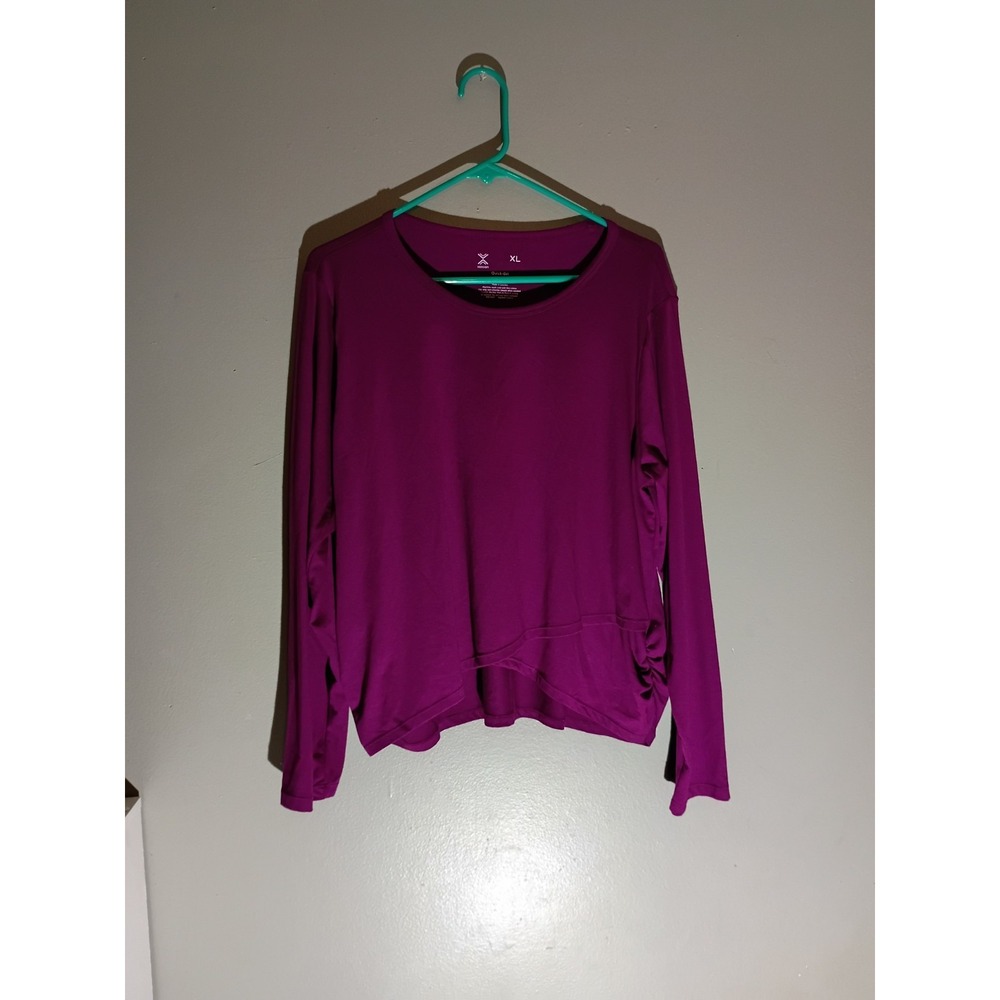 Xersion Top Women Size‎ XL Long sleeve Round Neckline